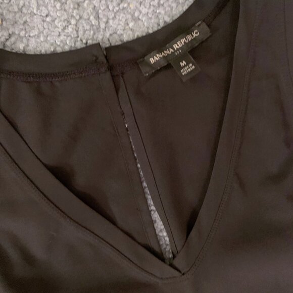 BANANA REPUBLIC FACTORY BLACK CROPPED JUMPSUIT - SIZE M - Picture 5 of 9